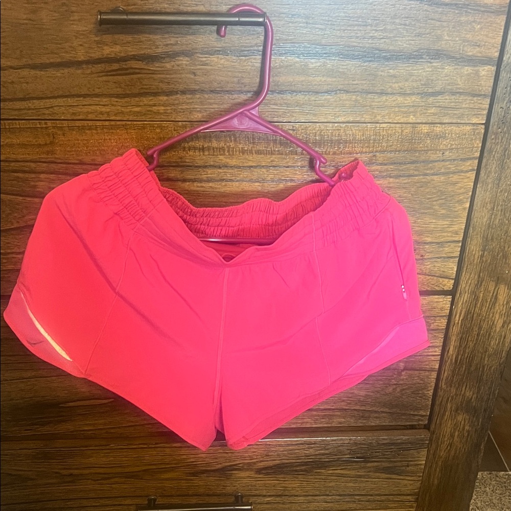 lululemon athletica Bright Pink Athletic Shorts